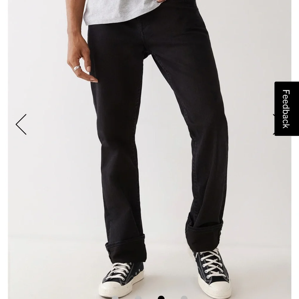 True Religion Ricky Relaxed Straight flap. Black size 32. Great shape!